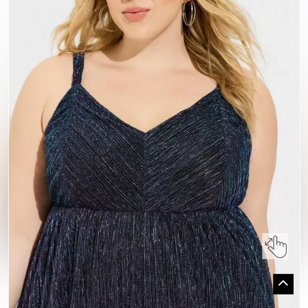Torrid Tea Length Sleeveless Dress L (0) - Picture 3 of 6